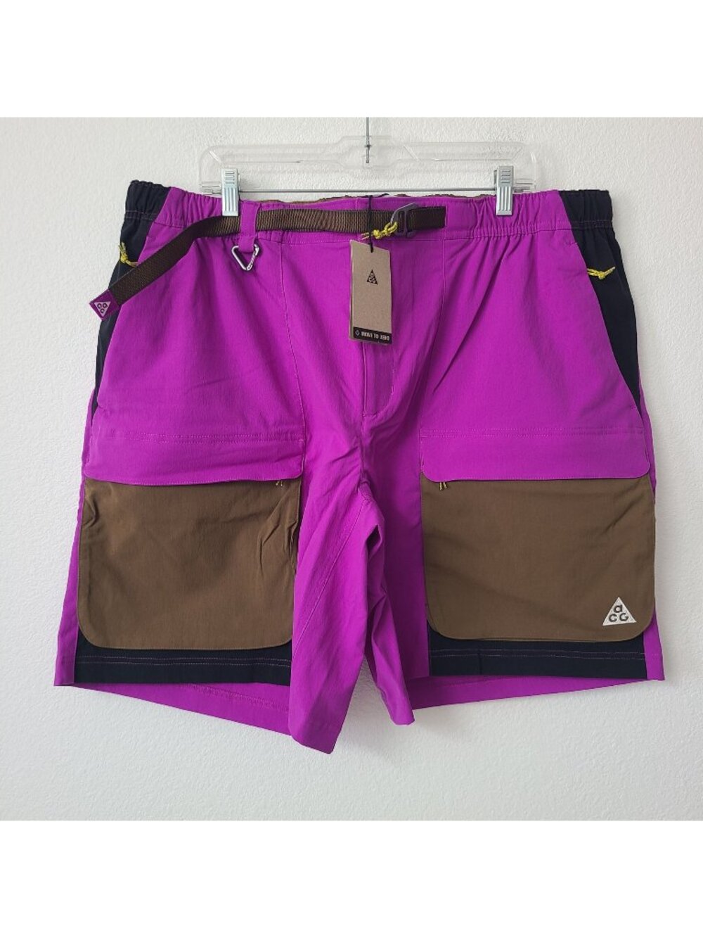 Nike ACG Smith Summit Cargo Shorts HV0593-551 Size XXL Purple